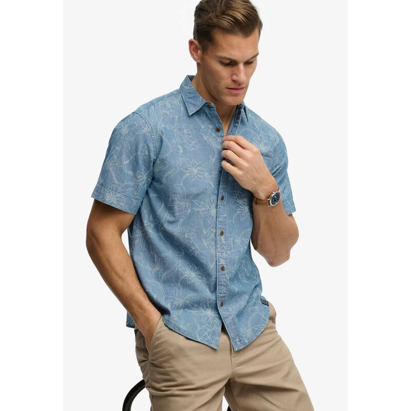 Superdry Vintage Loom Short Sleeve Shirt image number 2